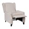 Flash Furniture Cream Wingback Reclining Chair with Nailhead Trim BO-BS7002-1-CREAM-GG - alternate 3
